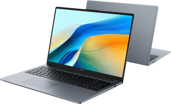 Ноутбук Huawei MateBook D 16 MCLG-X Core i5 13420H 16Gb SSD1Tb Intel UHD Graphics 16" IPS (1920x1200) Windows 11 Home grey space WiFi BT Cam (53014BKU)