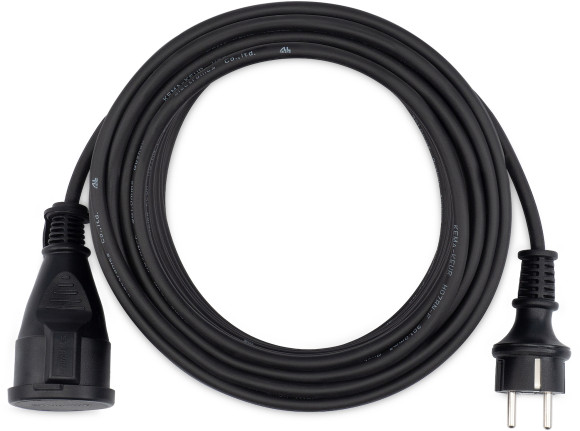 Удлинитель силовой Starwind ST-PS1.20/FRB-16 3x1.0кв.мм 1розет. 20м КГ 16A без катушки черный