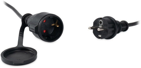 Удлинитель силовой Starwind ST-PS1.20/FRB-16 3x1.0кв.мм 1розет. 20м КГ 16A без катушки черный