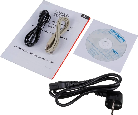 Источник бесперебойного питания Powercom Raptor RPT-2000AP LCD 1200Вт 2000ВА черный