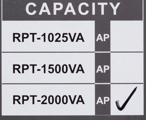 Источник бесперебойного питания Powercom Raptor RPT-2000AP LCD 1200Вт 2000ВА черный
