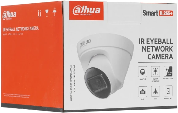 Камера видеонаблюдения IP Dahua DH-IPC-HDW1431T1P-0360B-S6 3.6-3.6мм цв. корп.:белый Камера видеонаблюдения IP Dahua DH-IPC-HDW1431T1P-0360B-S6 3.6-3.6мм цв. корп.:белый