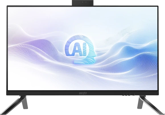 Моноблок MSI Modern AM273Q AI 1UM-047XRU 27" WQHD Core Ultra 5 125U (1.3) 16Gb SSD512Gb Graphics CR без ОС GbitEth WiFi BT 120W клавиатура мышь Cam черный 2560x1440
