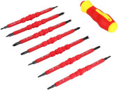 Набор отверток Deko HT8 в компл.:14 предметов жесткий кейс (065-0602) Набор отверток Deko HT8 в компл.:14 предметов жесткий кейс (065-0602)