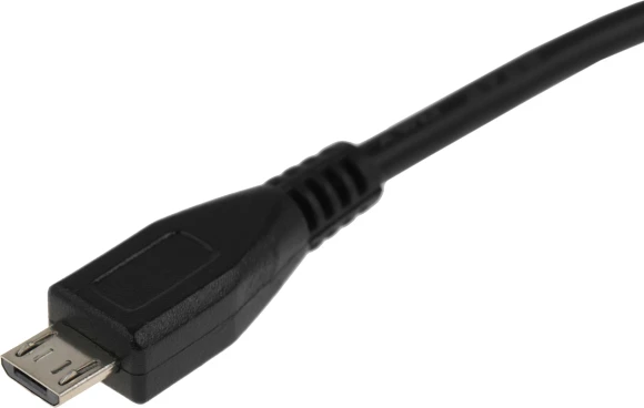Кабель USB (f)-micro USB (m) 0.2м черный Кабель USB (f)-micro USB (m) 0.2м черный