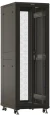 Шкаф серверный Hyperline (TTBR-4261-DD-RAL9004) напольный 42U 600x1000мм пер.дв.перфор.2ств. задн.дв.перфор.2-хст. 2 бок.пан. направл.под закл.гайки 800кг черный 910мм 122.2кг 2055мм IP20 сталь