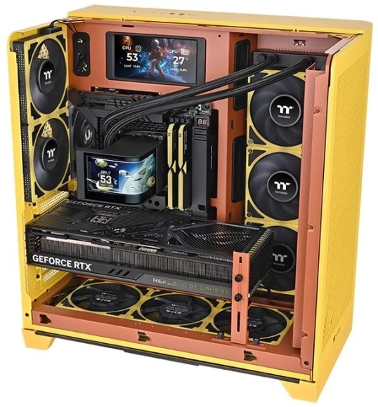 Система водяного охлаждения Thermaltake MAGCurve 360 Ultra ARGB Soc-AM5/AM4/1200/1700/1851 черный 4-pin 32.8-35.1dB Al LCD Ret (CL-W453- PL12SW-A) Система водяного охлаждения Thermaltake MAGCurve 360 Ultra ARGB Soc-AM5/AM4/1200/1700/1851 черный 4-pin 32.8-35.1dB Al LCD Ret (CL-W453- PL12SW-A)