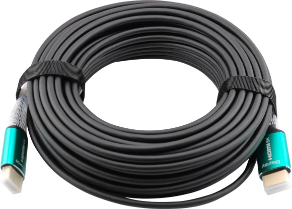 Кабель аудио-видео Cactus CS-HDMI-AOC-2.1-20 HDMI (m)/HDMI (m) 20м. позолоч.конт. черный Кабель аудио-видео Cactus CS-HDMI-AOC-2.1-20 HDMI (m)/HDMI (m) 20м. позолоч.конт. черный
