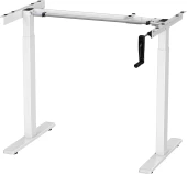 Подстолье Cactus CS-MDF-WT механический каркас белый 133x72x60см