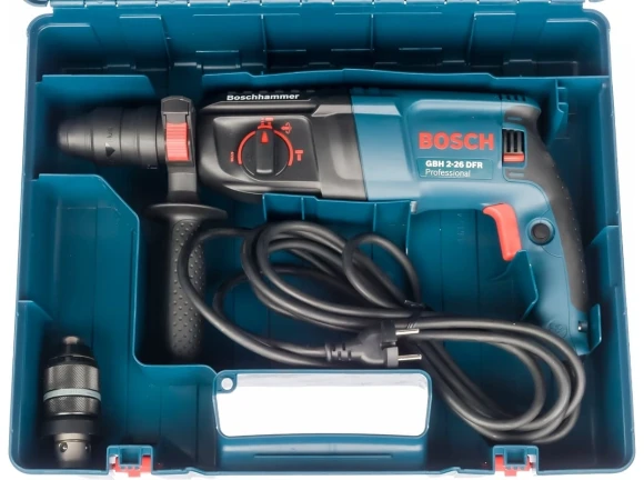 Перфоратор Bosch GBH 2-26 DFR Professional патрон:SDS-plus уд.:2.7Дж 800Вт (кейс в комплекте) Перфоратор Bosch GBH 2-26 DFR Professional патрон:SDS-plus уд.:2.7Дж 800Вт (кейс в комплекте)