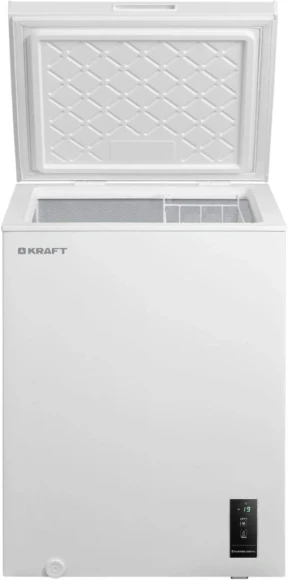 Морозильный ларь Kraft BD (W)-152BL белый 74Вт