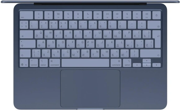 Ноутбук Apple MacBook Neo A3404 A18 Pro 6 core 8Gb SSD256Gb/5 core GPU 13" IPS (2408x1506) macOS blue WiFi BT Cam (MHFF4X/A)