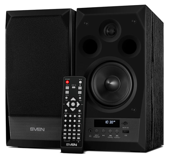 Колонки Edifier M1250 2.0 черный 1.2Вт