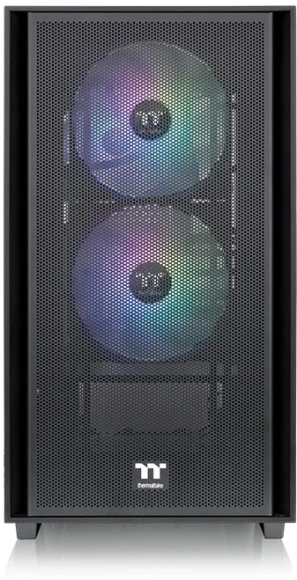 Корпус Thermaltake Versa H16 TG ARGB черный без БП mATX 4x120mm 2x140mm 1xUSB2.0 2xUSB3.0 audio bott PSU