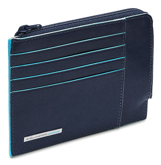 Чехол для кредитных карт Piquadro Blue Square PU1243B2R/BLU2 синий натур.кожа