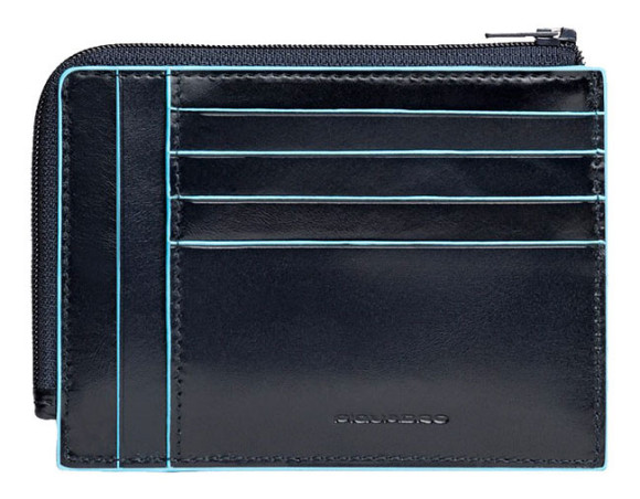 Чехол для кредитных карт Piquadro Blue Square PU1243B2R/BLU2 синий натур.кожа