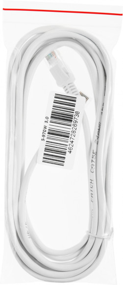 Патч-корд Premier 5-970 UTP 4 пары cat.5E solid CCA molded 3м белый RJ-45 (m)-RJ-45 (m) (5-970W 3.0) Патч-корд Premier 5-970 UTP 4 пары cat.5E solid CCA molded 3м белый RJ-45 (m)-RJ-45 (m) (5-970W 3.0)