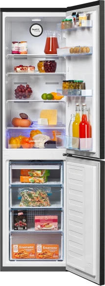 Холодильник Beko B3R0CNK332HXBR 2-хкамерн. черный сапфир Холодильник Beko B3R0CNK332HXBR 2-хкамерн. черный сапфир