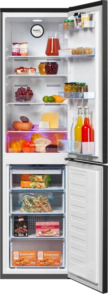 Холодильник Beko B3R0CNK332HXBR 2-хкамерн. черный сапфир Холодильник Beko B3R0CNK332HXBR 2-хкамерн. черный сапфир