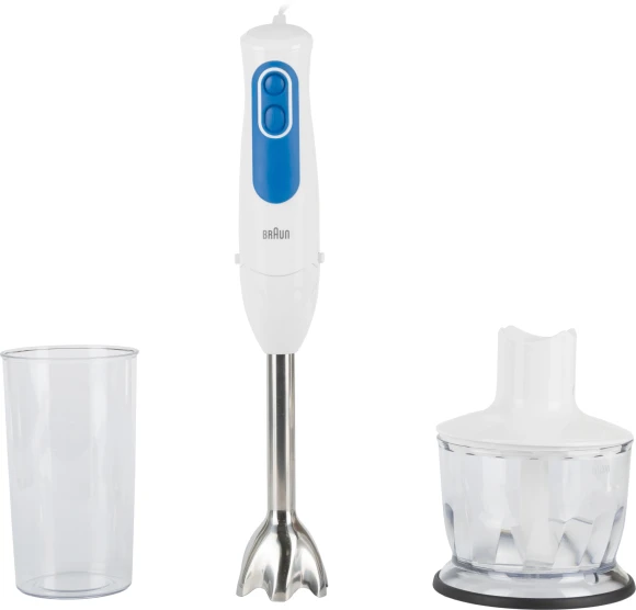 Блендер погружной Braun MQ3035 SAUCE 700Вт белый/синий