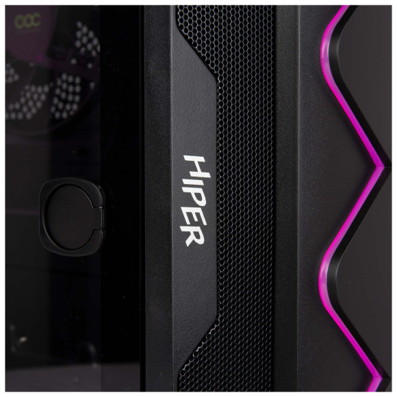 Корпус Hiper DCB черный без БП ATX 5x120mm 5x140mm 1xUSB2.0 1xUSB3.0 audio bott PSU