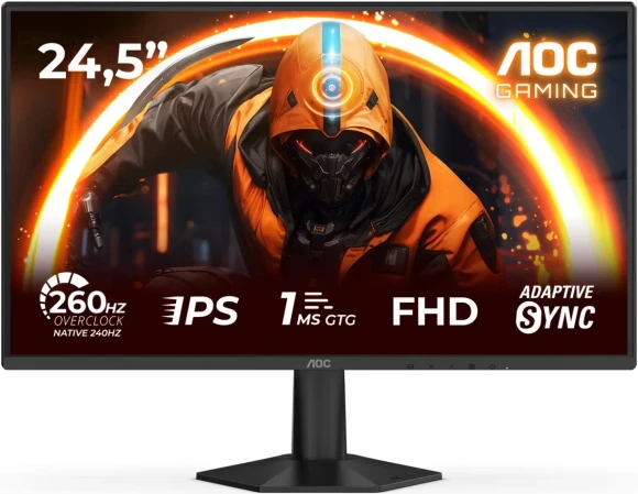 Монитор AOC 23.8" 24G10ZNE черный/красный VA 16:9 HDMI M/M матовая 300cd 1920x1080 180Hz DP FHD 3.3кг Монитор AOC 23.8" 24G10ZNE черный/красный VA 16:9 HDMI M/M матовая 300cd 1920x1080 180Hz DP FHD 3.3кг