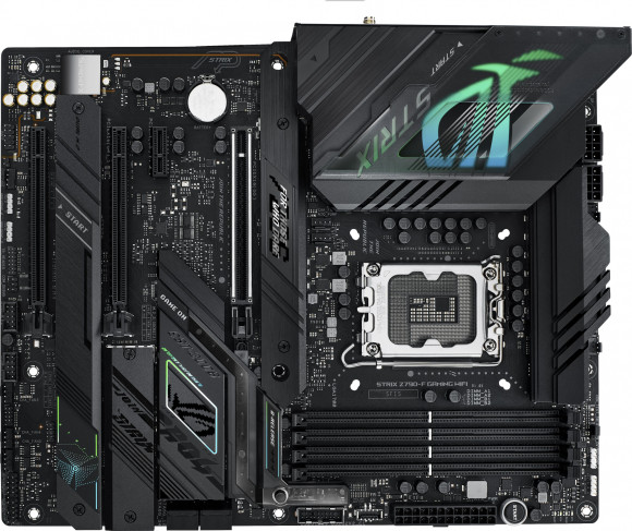 Материнская плата Asus ROG STRIX Z790-F GAMING WIFI Soc-1700 Intel Z790 4xDDR5 ATX AC`97 8ch(7.1) 2.5Gg RAID+HDMI+DP Материнская плата Asus ROG STRIX Z790-F GAMING WIFI Soc-1700 Intel Z790 4xDDR5 ATX AC`97 8ch(7.1) 2.5Gg RAID+HDMI+DP