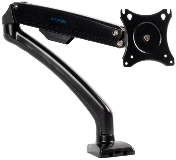 Кронштейн для мониторов ЖК Kromax OFFICE-8 черный 15"-34" макс.8кг настольный поворот и наклон верт.перемещ.