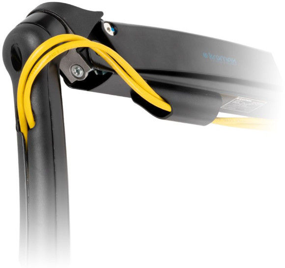 Кронштейн для мониторов ЖК Kromax OFFICE-8 черный 15"-34" макс.8кг настольный поворот и наклон верт.перемещ.