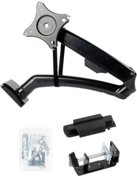 Кронштейн для мониторов ЖК Kromax OFFICE-8 черный 15"-34" макс.8кг настольный поворот и наклон верт.перемещ.