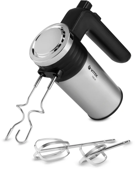 Миксер ручной Vitek VT-1404 700Вт стальной/черный Миксер ручной Vitek VT-1404 700Вт стальной/черный