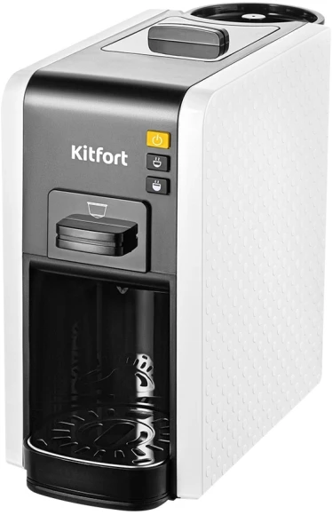 Кофеварка рожковая Kitfort КТ-7466 1450Вт голубой/белый