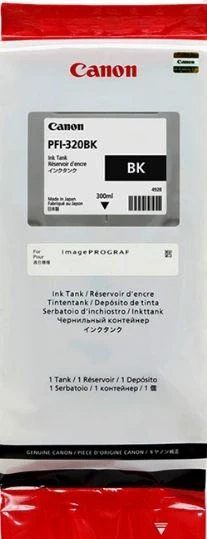 Картридж струйный Canon PFI-320BK 2890C001 черный (300мл) для Canon imagePROGRAF TM-200/205/300/350/355 Картридж струйный Canon PFI-320BK 2890C001 черный (300мл) для Canon imagePROGRAF TM-200/205/300/350/355