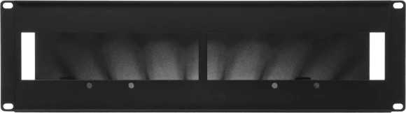 Кабельный органайзер горизонтальный ЦМО ГКО-П-3-9005 пальцы 3U шир.:19" глуб.:116мм