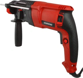 Перфоратор Starwind RH26-900S0 патрон:SDS-plus уд.:3.2Дж 900Вт (кейс в комплекте)