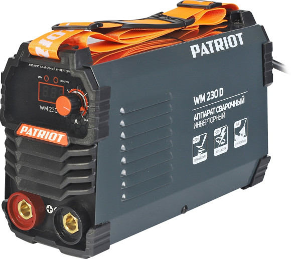 Сварочный аппарат Patriot WM230D инвертор ММА 10.7кВт