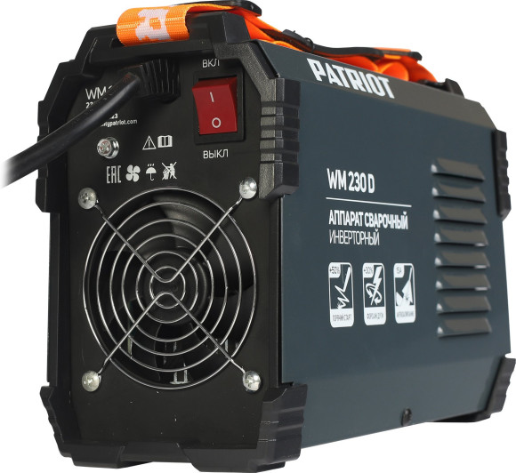 Сварочный аппарат Patriot WM230D инвертор ММА 10.7кВт