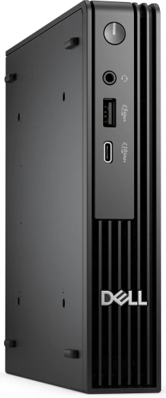 ПК Dell Pro Micro QCM1250 Micro i3 14100T (2.7) 8Gb SSD512Gb UHDG 730 Windows 11 Pro GbitEth WiFi BT 90W мышь клавиатура черный (DPM -3860)