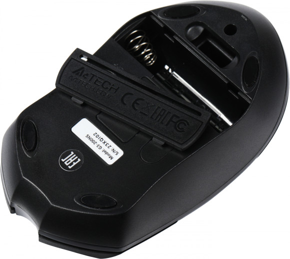 Мышь A4Tech V-Track G3-200NS черный оптическая 1200dpi беспров. USB 3but Мышь A4Tech V-Track G3-200NS черный оптическая 1200dpi беспров. USB 3but