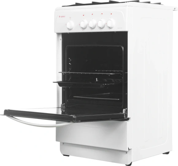 Плита Газовая Gefest ПГ 3200-08 К35 белый (без крышки) реш.сталь Плита Газовая Gefest ПГ 3200-08 К35 белый (без крышки) реш.сталь