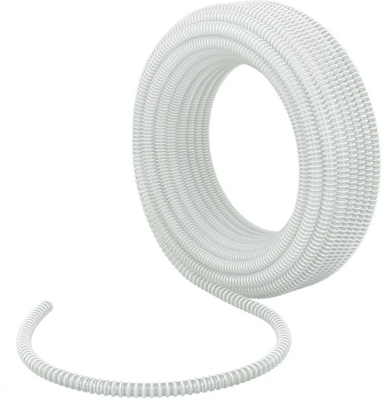 Шланг Сибртех 67310 30м спиральный армированный белый