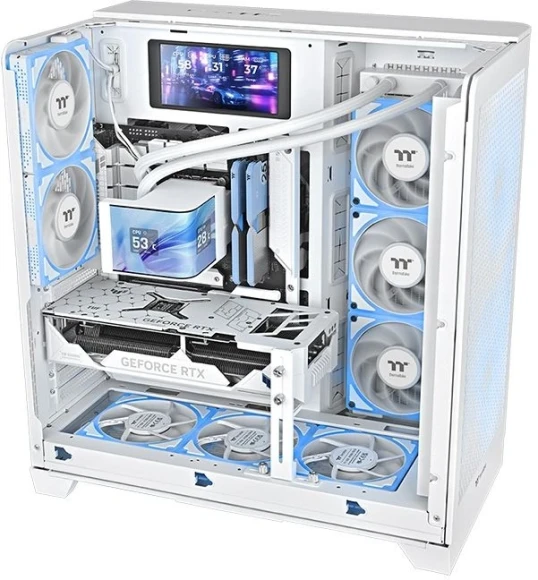 Система водяного охлаждения Thermaltake MAGCurve 360 Ultra Snow ARGB Soc-AM5/AM4/1200/1700/1851 белый 4-pin 32.8-35.1dB Al LCD Ret (CL-W454- PL12SW-A) Система водяного охлаждения Thermaltake MAGCurve 360 Ultra Snow ARGB Soc-AM5/AM4/1200/1700/1851 белый 4-pin 32.8-35.1dB Al LCD Ret (CL-W454- PL12SW-A)