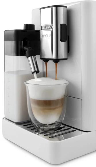 Кофемашина Delonghi EXAM440.55.W 1450Вт белый Кофемашина Delonghi EXAM440.55.W 1450Вт белый