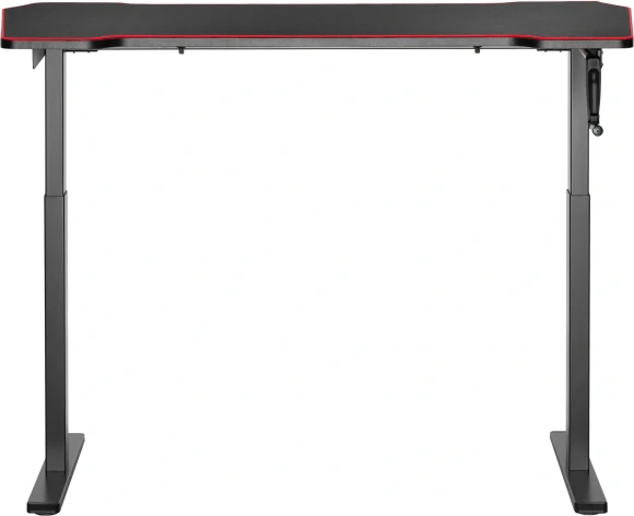 Стол для компьютера Cactus CS-MDL-BK механический столешница МДФ черный красный каркас черный 140x67x72см