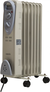 Радиатор масляный Oasis UT-10 1000Вт серый