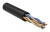 Кабель информационный ITK LC3-C5E04-139-100 кат.5E UTP 4 пары 24AWG LDPE внешний 100м черный
