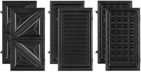 Вафельница Kitfort КТ-1660 700Вт черный/серебристый Вафельница Kitfort КТ-1660 700Вт черный/серебристый