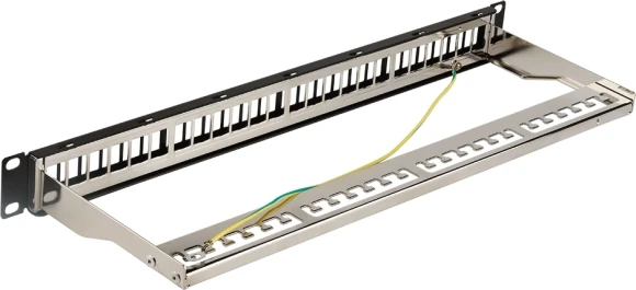 Патч-панель наборная Lanmaster LAN-PPN24OK-STP 19" 1U 24x FTP Патч-панель наборная Lanmaster LAN-PPN24OK-STP 19" 1U 24x FTP