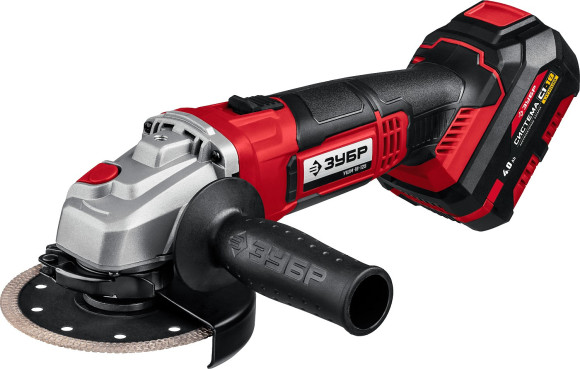 Углошлифовальная машина Зубр Мастер УШМ-18-125-41 10000об/мин рез.шпин.:M14 d=125мм жестк.кейс