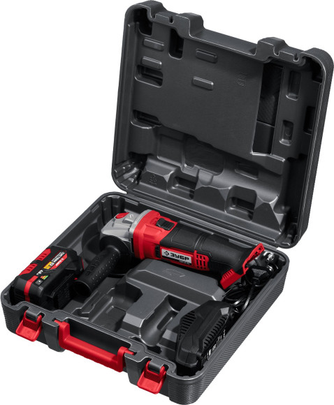 Углошлифовальная машина Зубр Мастер УШМ-18-125-41 10000об/мин рез.шпин.:M14 d=125мм жестк.кейс